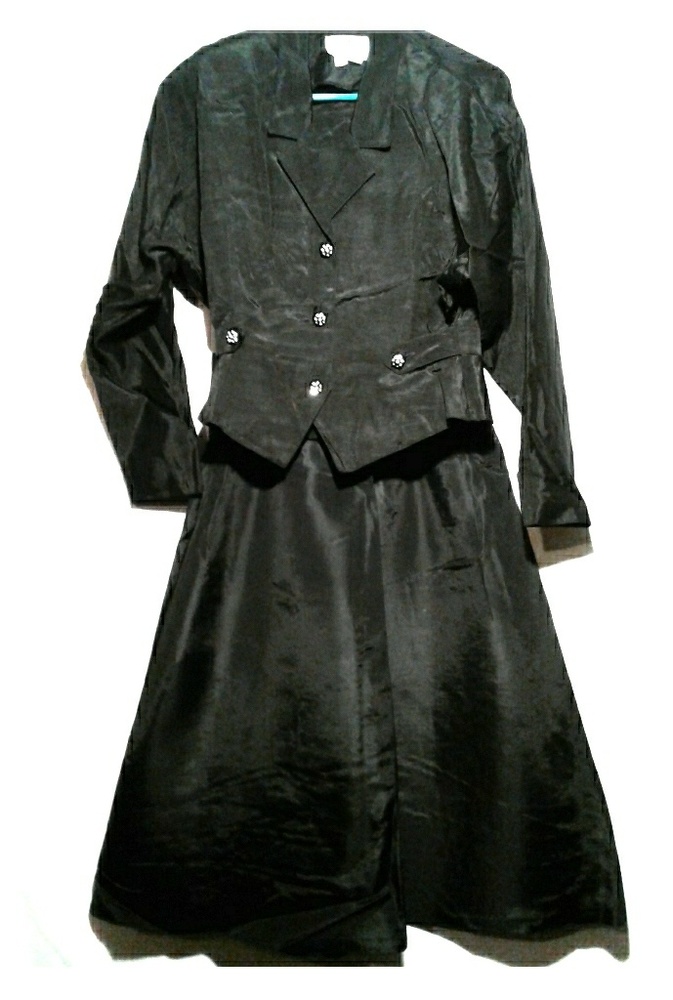 Black Blouse W Black Skirt / Caron Chicago / New